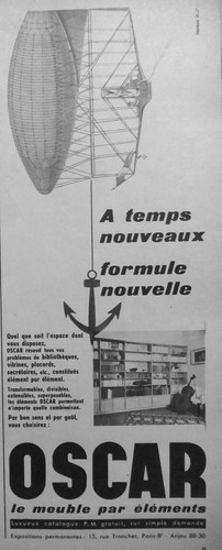 Publicité 1954 meuble - 1954, par