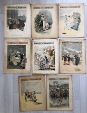 8x L'illustré SOLEIL DU DIMANCHE 1892 1893