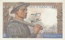10 Francs - Mineur -