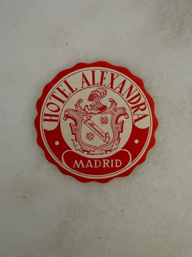 Ancienne rare étiquette - et,