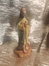 Santon – Berger au capuchon – DEVINEAU – 11 cm (T4) – Socle paille