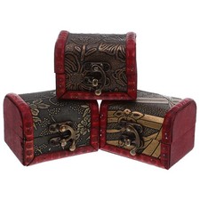 3 Pcs Coffre Au Trésor De