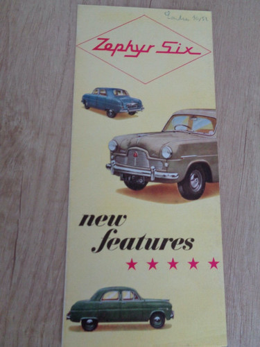 Catalogue ford zephyr - ,