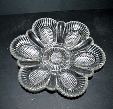 PORTIEUX Plat à œuf ancien