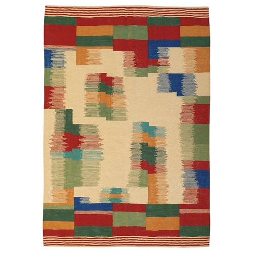 Tapis moderne ikat uzbek - ikat,