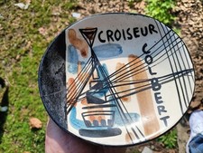 Coupelle dans le goût de Capron Croiseur Colbert, la coupelle a été recollée 