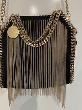 Authentic Sac Stella McCartney Flabella Chain Fringed Tiny Tote
