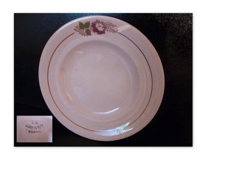 Assiette dessert ancienne en - a,
