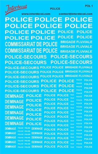 Police française 43 - police, 1