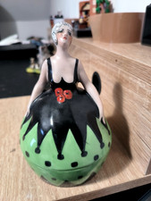 SUPERBE BOITE A POUDRE ART DECO LIMOGES ANNEES 30