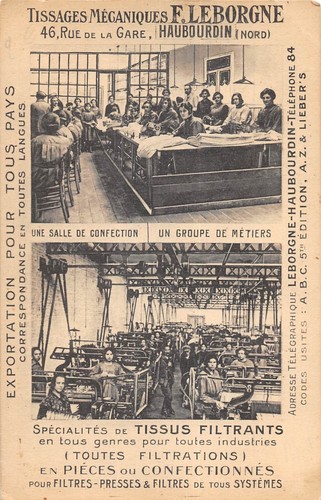 Cpa hautbourdin tissages - cpa,