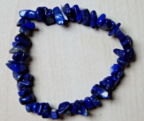 Bracelet baroque chips lapis - baroque,