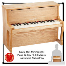 Kawai 1154 Mini piano droit 32 touches F5-C8 instrument de musique jouet natu...