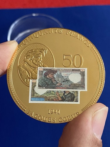 Médaille francs jacques - -, 50