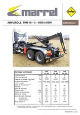 ANDRÉZIEUX -BOUTHÉON ( 42 ) MARREL AMPLIROLL THM 18 U / PROSPECTUS  100 g  2007