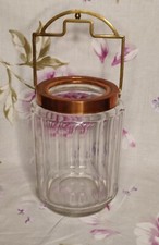 ANCIEN SEAU À BISCUITS VERRE