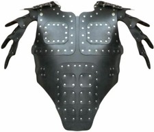 Armure romaine en cuir noir