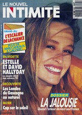Magazine LE NOUVEL INTIMITE n° 2325/1990,  Estelle et David HALLYDAY.
