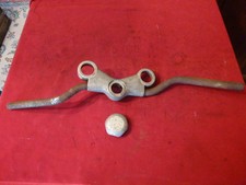 guidon + té superieur + molette d'amortisseur de direction moto ADLER