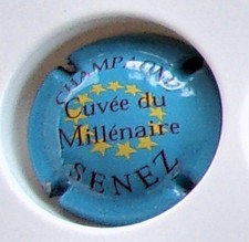 capsule de champagne SENEZ-christian n°  18 cote 6 ( cuvee du millenaire )