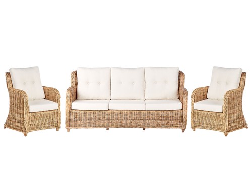 Ensemble jardin rotin 3 - rotin,