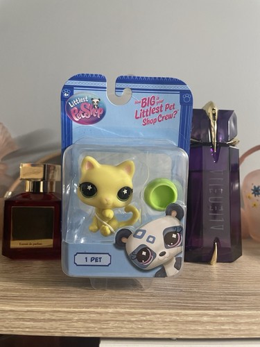 Petshop chat jaune g7 - petshop,