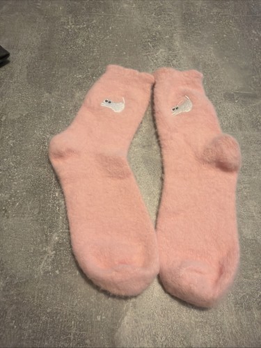Chaussettes hautes femme roses - chaussettes,