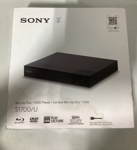 Sony bdp s1700u blu - sony, blu-ray