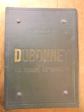 indicateur chemins de fer DUBONNET Liqueur pères Chartreux Tarragone art nouveau