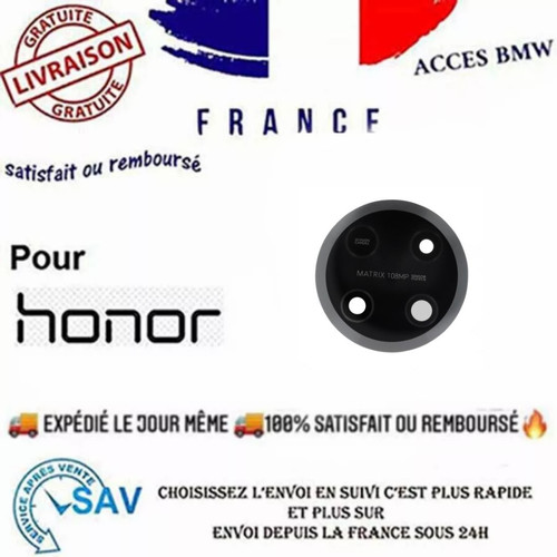 Lentille caméra pour honor - pour,