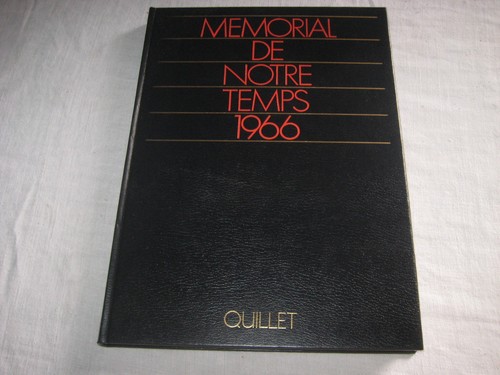 Livre mémorial notre - mémorial, de