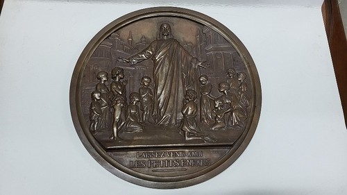 Grande plaque medaillon - plaque,