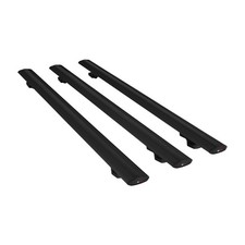 Barres de Toit BASIC pour Fiat Grande Panda 2025-2025 Noir Aluminium 3 Barres