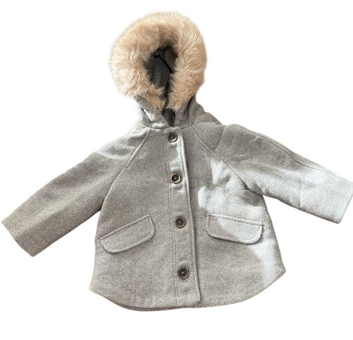 Zara girl gray hooded - zara, pea