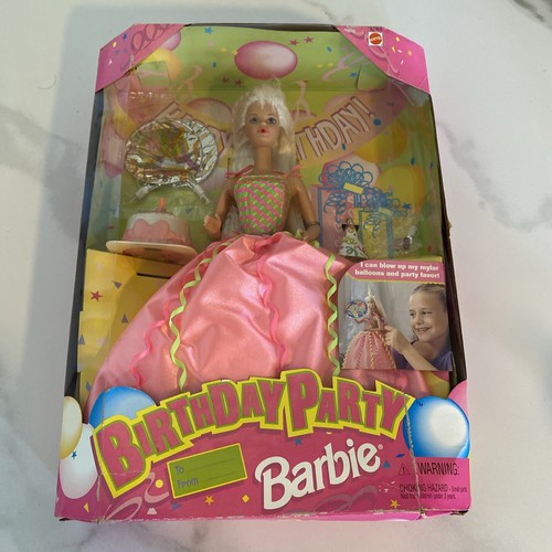 1998 birthday party barbie - birthday,