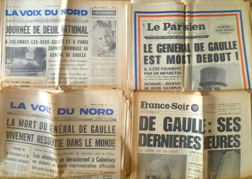 Mort général gaulle la - gaulle,