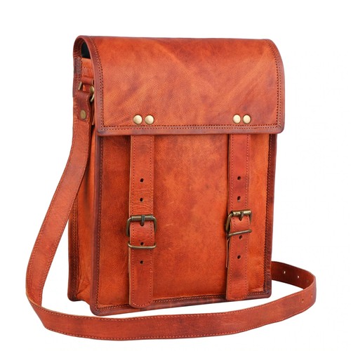Sac besace cuir marron - besace,