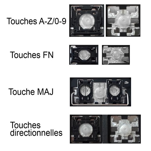 Touche clavier pour - touche,