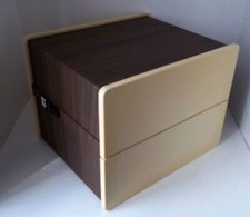 Boîte à fiches Flambo en métal et plastique - Super Design 1970 vintage