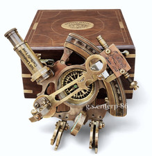 Sextant allemand en laiton