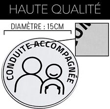 Disque Conduite Accompagnée Électrostatique 15 cm – Règlementaire France