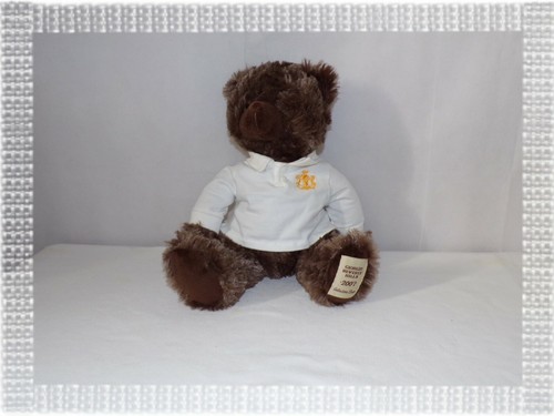 Peluche ours brun polo - peluche,
