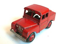 DINKY TOYS ENGLAND   LAND ROVER  "POLICE"  MERSEY TUNNEL REF 255 BON ÉTAT  71/80