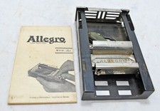 Panneau Publicitaire Vintage Affûtage De Lame Marque Allegro Original Ancien