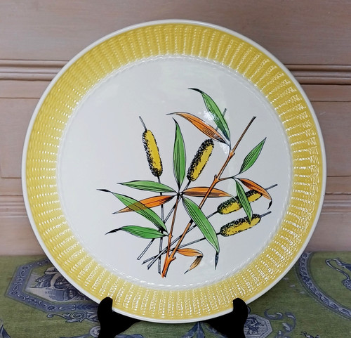 Grand plat plateau - plateau, faïence