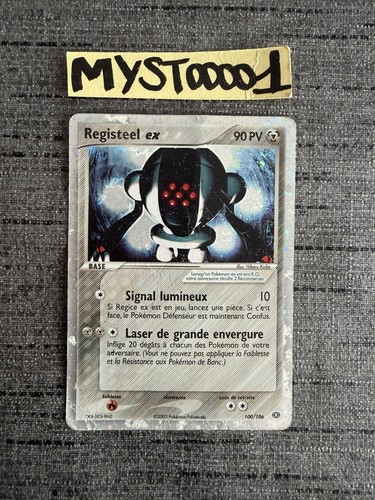 Carte pokémon registeel - pokémon, ex