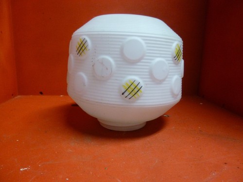 Globe verre blanc lampe - verre,