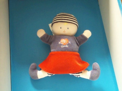 Doudou 5264 poupee - doudou, "corolle"