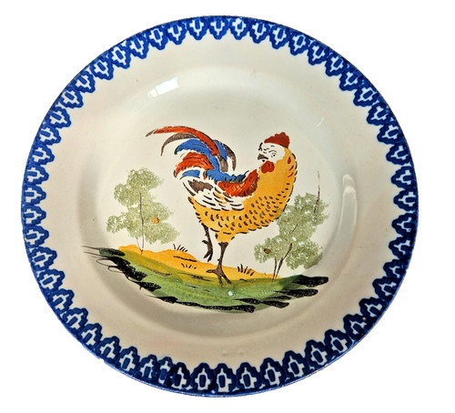 Ancienne assiette faience - ancienne, en