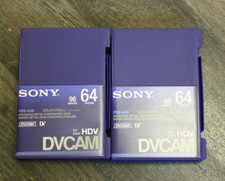 2 Sony PDV - 64N  DVCAM/DV  k 7 vierge cassette caméscope dvcam neuf